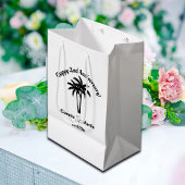 2nd Wedding Anniversary Palm Trees Medium Cadeauzakje