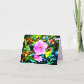 2PINK BLOESEMS WENSKAART KAART (Voorkant)