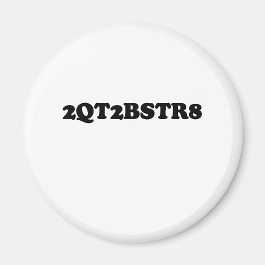 2Q2BSTR8 MAGNEET (Voorkant)