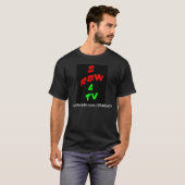 2RAW4TV DARK T-SHIRT (Voorkant volledig)