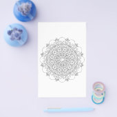 2spooky Halloween Skeleton Mandala Kleurenpakket Flyer (Enkel)