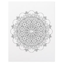 2spooky Halloween Skeleton Mandala kleurplaat