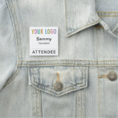 2x2 Nom du participant Badge du logo de l'événemen (En situation)