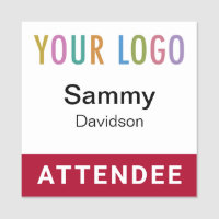 2x2 Nom du participant Badge Logo de l'événement C