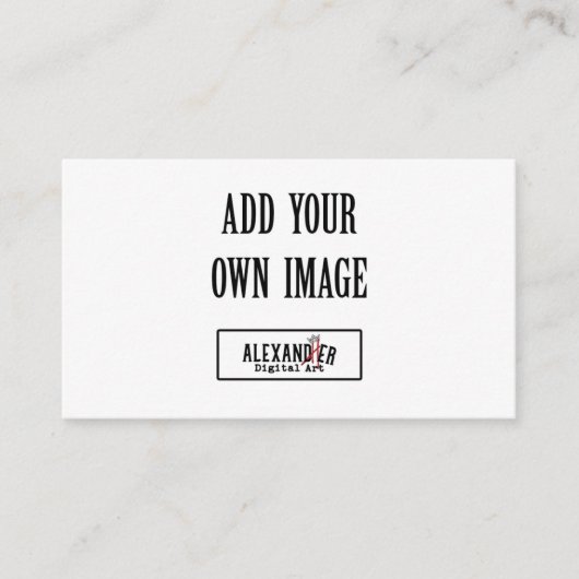 2x3.5" Carte Horizontale Plate/ Nourriture à Plat (Devant)