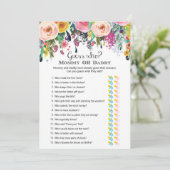 2x Games Bloementuin Baby shower 5x7" Grootte Kaart (Staand voorkant)