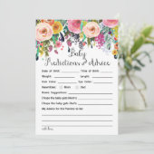 2x Games Flower Garden Baby shower 5x7 inch formaa Kaart (Staand voorkant)