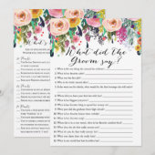 2x games Garden Vrijgezellenfeest Game 5x7 Kaart (Voorkant / Achterkant)