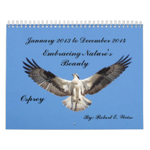2yr. Oiseaux deplicting de calendrier commençant
