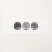 3個のりんご　横 YOGAMAT (Achterkant (horizontaal))