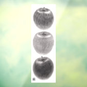 3個のりんご　縦 RAAMSTICKER (Vel 3)