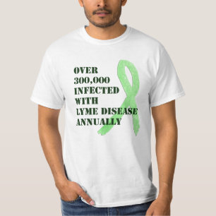 300.000 jaarlijks besmet met de ziekte van Lyme T-shirt
