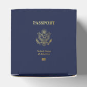 [300] Amerikaans paspoort Hoesje Bedankdoosjes (Bovenkant)