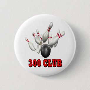 300 Club Bowling Ronde Button 5,7 Cm