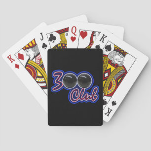 300 CLUB - PERFECT GAME IN BOWLING (BLUE) SPEELKAARTEN