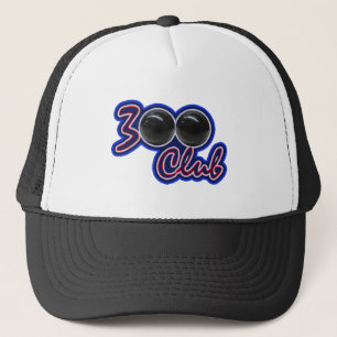300 CLUB - PERFECT SPEL IN (BLAUW) KEGELEN TRUCKER PET