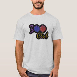 300 CLUB PERFECT SPEL IN BOWLING T-SHIRT