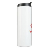 300 Emoji | Perfect Score Bowling 300-spel Thermosbeker (Gedraaid links)