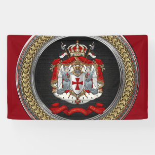 [300] Knachten Templar Coat of Arms Spandoek