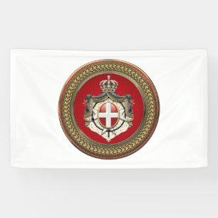 [300] Orde van Malta - Mom-wapenschild Spandoek