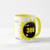 300 Perfect Game Bowling Personnalisé, Café Mug (Devant droit)