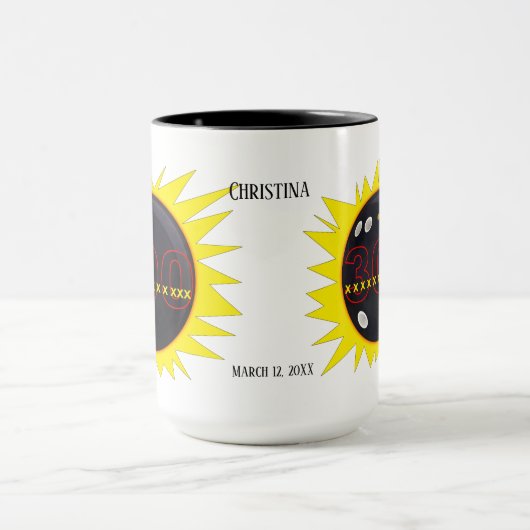 300 Perfect game Bowling, persoonlijke, koffie-Mok Mok (Midden)