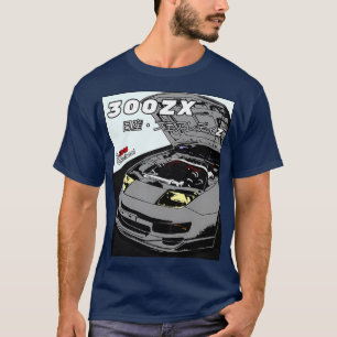 300ZX zwart lijst T-shirt
