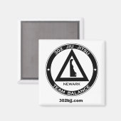 302 Jiu Jitsu Logo Magnet (Recto/Verso)
