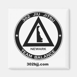 302 Jiu Jitsu Logo Magnet