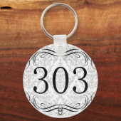 303 Netnummer Sleutelhanger (Voorkant)