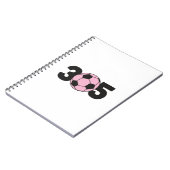 305 Roze Inter Soccer Notitieboek (Linkerzijde)
