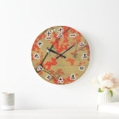 30. 紅 小 図, 若 冲 Maple & Small Birds, Jakuchüu Grote Klok (Huis)