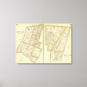 30-31 Witte vlekken Canvas Afdruk