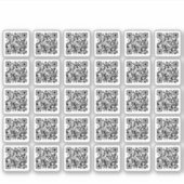 30 Aangepast om QR-code te genereren Website Sticker (Voorkant)