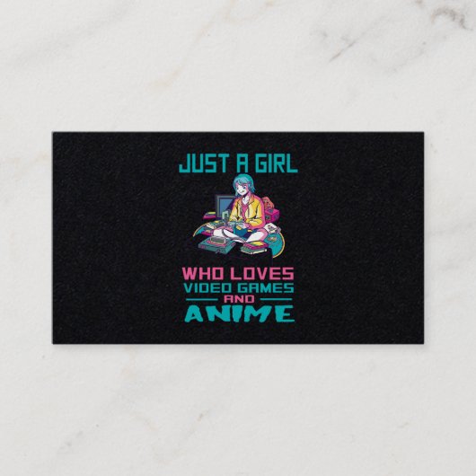30.Alleen een meisje dat van videogames houdt en A Visitekaartje (Voorkant)