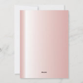 30 Anniversaire mariage Invitation Floral (Dos)