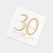 30 ans 30e anniversaire du mariage nom dates coeur (Gauche)