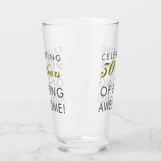 30 Ans De Verre À Fêter (Gauche)