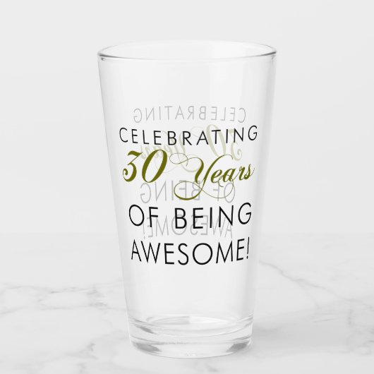 30 Ans De Verre À Fêter (Devant)