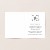 30 ans d'entreprise anniversaire invitations fêtes (Intérieur)