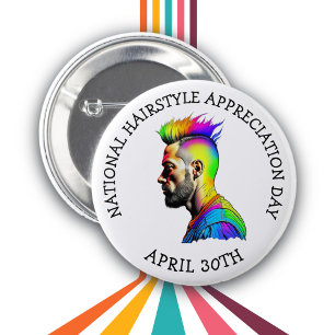 30 april is de Dag van de Verwaardering van het Ha Ronde Button 5,7 Cm
