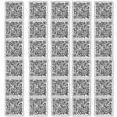 30 Code QR professionnel Autocollants vinyle taill (Devant)