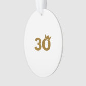 30 Couronne d'or - 30e cadeau d'anniversaire (devant)