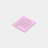 30-daagse tracker roze plakbiljetten post-it® notes (Schuin)