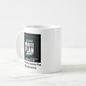 30-daagse winstplan Advanced Zazzle Course Success Koffiemok (Voorkant links)