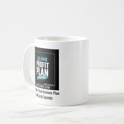 30-daagse winstplan Advanced Zazzle Course Success Koffiemok (Voorkant links)