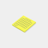 30 dagen tracker gele plakkerige notities post-it® notes (Schuin)