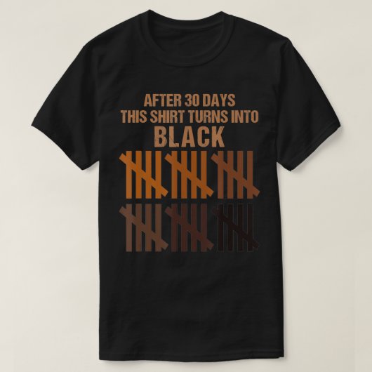 30 days black history month African Americans Afro T-shirt (Design voorkant)