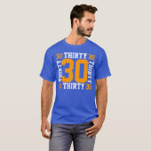 30 Dertig T-shirt (Voorkant volledig)