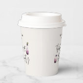 30 en 330 paarse drinken jarig papieren bekers (Rechts)